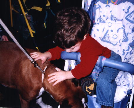 Booker T loves kids in strollers