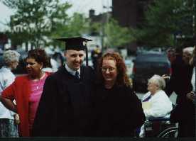 After the Show, Ian with Carrie