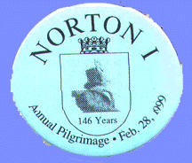 Emperess Norton Ceremony Pin