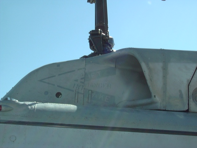 patchwork painted HH1N...how bout that inlet warning!