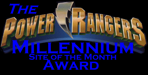 The Power Rangers Millennium Website Award of The Month