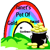 Janet's Pot of Gold Award