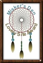 Misker's Den Lovely Site Award