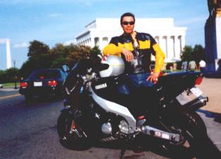 at the Lincoln Memorial