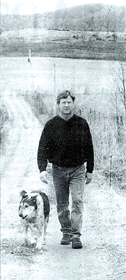 Les Brown at Weedy Hill Farm in Farrellton, Que