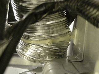 Close up of installation