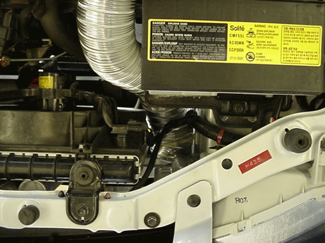 Installation view from up