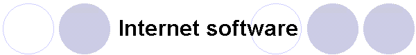 Internet software