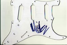 Signed Pickguard by Mick Jagger!