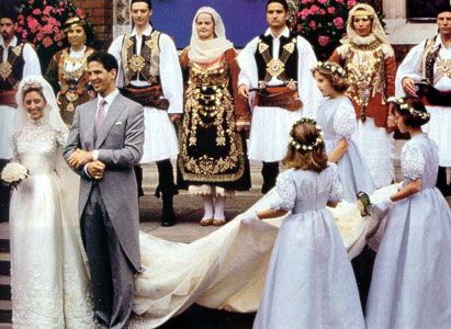 The Couple and Attendants