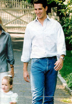 Following his little girl