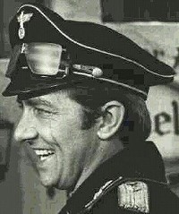 Newkirk lookin' snazzy in a German uniform.