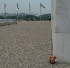 At the base of the Washington Monument