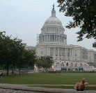 In front of the U.S. Capitol