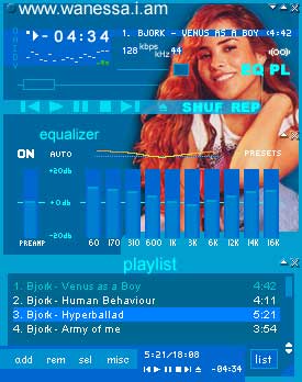 Wanessa Camargo Winamp Skin