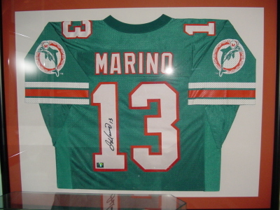 Dan Marino Signed and Framed Jersey