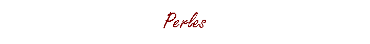 Perles