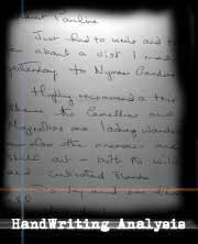 Handwriting  Analysis 