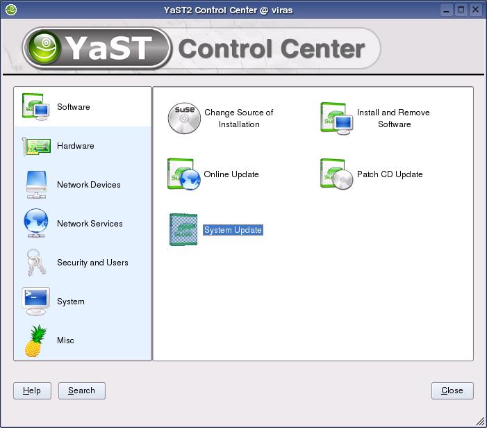 Change source of installation