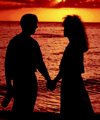 lovers sunset