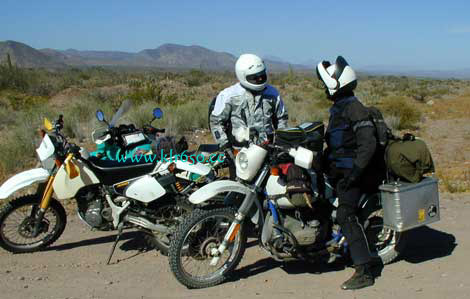 Elden Carl , Danish BMW rider in Baja California Sur