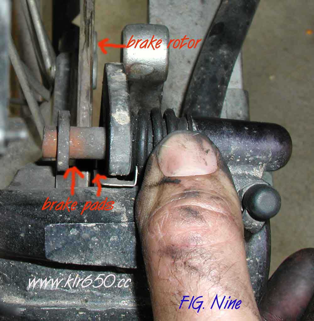 KLR650.cc Axle spacers for the KLR 650 rear wheel