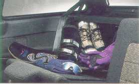 Picture of the GTi's Rear Split Bench Seat