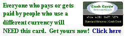 International Cash Card - The Worlds 1st Real-Time Global Payment System 100% Backed By Gold!