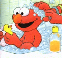 Rub a Dub Dub, Elmo's in the tub