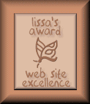 Lissa's Gold Award for Web Site Excellence