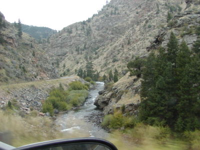 The canyon to Central City