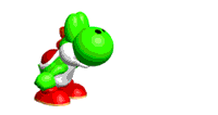 Yoshi's so happy to join the other Yoshis on Yoshis' Island!!!!!!
