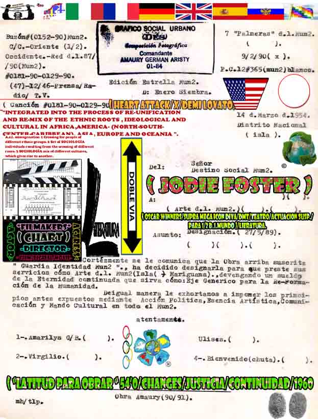 BUZON#0152-90-POSTE DE CORRIENTE 12 DE ENERO#365-COLOR:BLANCO/LYCRAS/TRANSPARENCIAS/-FECHA CRONOLOGICA:09-02-1990-FECHA DESIGNACION:27-05-1989-#(47)/(12/46)-0181-90-0129-90-CANCION#0181-90-0129-90-( HEART ATTACK/X/DEMI LOVATO)-EDICION ESTRELLA MUNDO D: ENERO SIEMBRA.