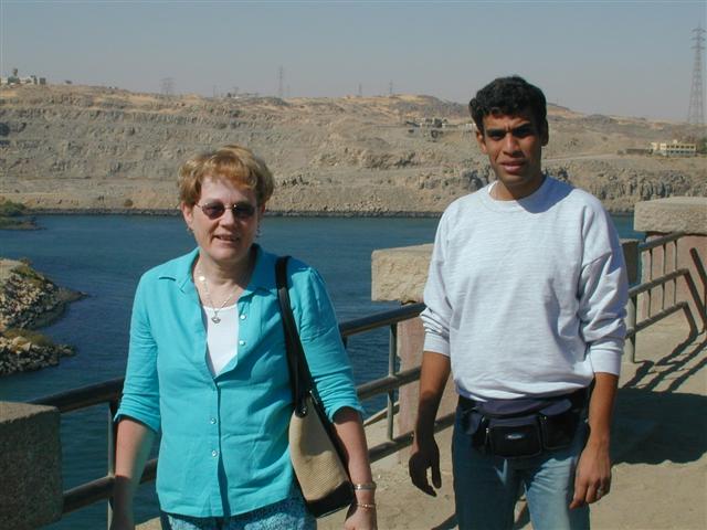 Ellen and Sameh our Egypt Guide