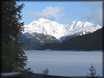 Queens Chair and Eyak Lake