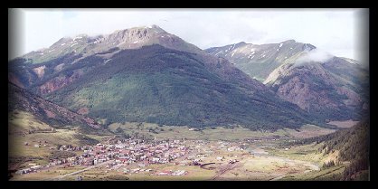Overview of Silverton, Colorado