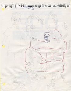 A thug on the left and a bunch of names