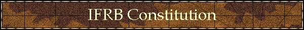 IFRB Constitution
