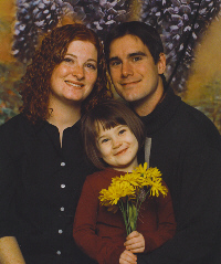 KT, Ben, and the adorable Ruby