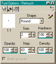 Setting for the push tool