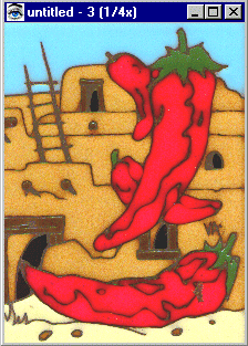 actual scanned section