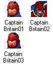 Captain Britain Icons