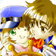 Syaoran is a ship captain while Sakura put his hat on her head. ^^