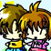 Just a very, very cute version of Sakura and Syaoran hopping on grass...^^'