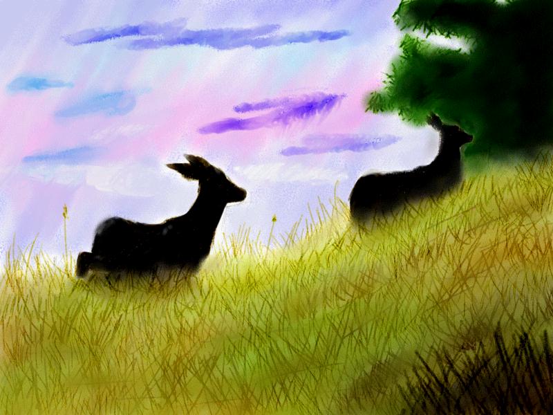 Deer_Silhouette