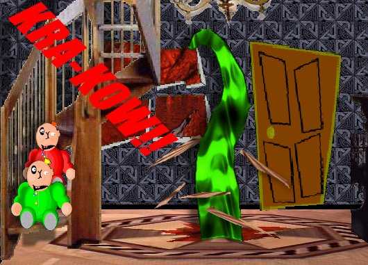 [One morning the tentacle appeared...]