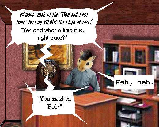 [Talk radio: an interlude.]