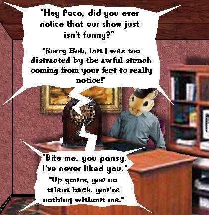 [Talk radio: an interlude.]