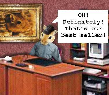 [you can tell he's a good salesman.]