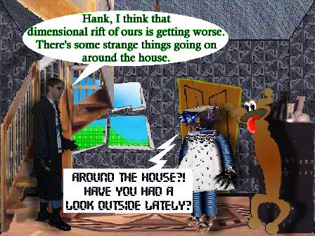 [Noticed anything odd going on here?]